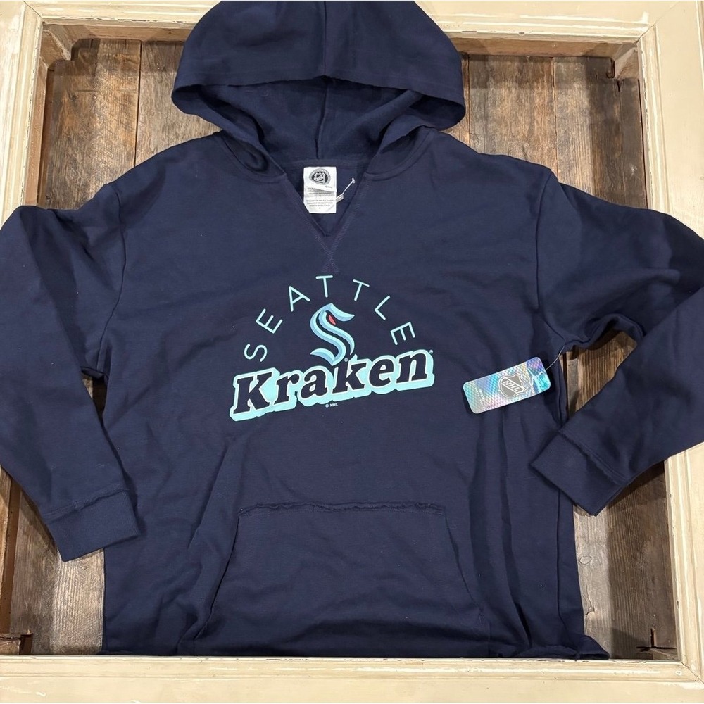 Seattle Kraken Navy Blue Hoodie